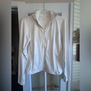 Jockey Women's Cream Hooded Jacket NWT